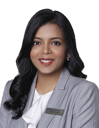 Photo of Dr Preethi Jeyabal