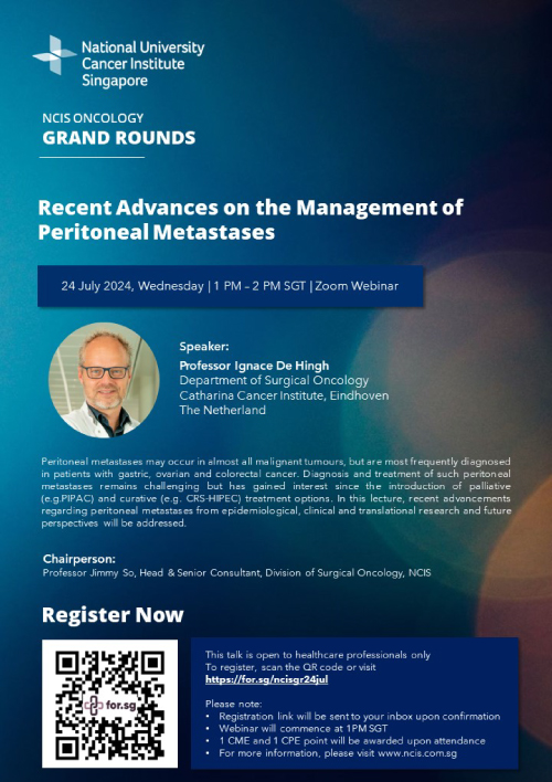 NCIS Oncology Grand Rounds - 24 July 2024