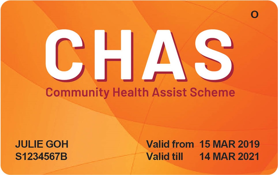 CHAS Card - orange