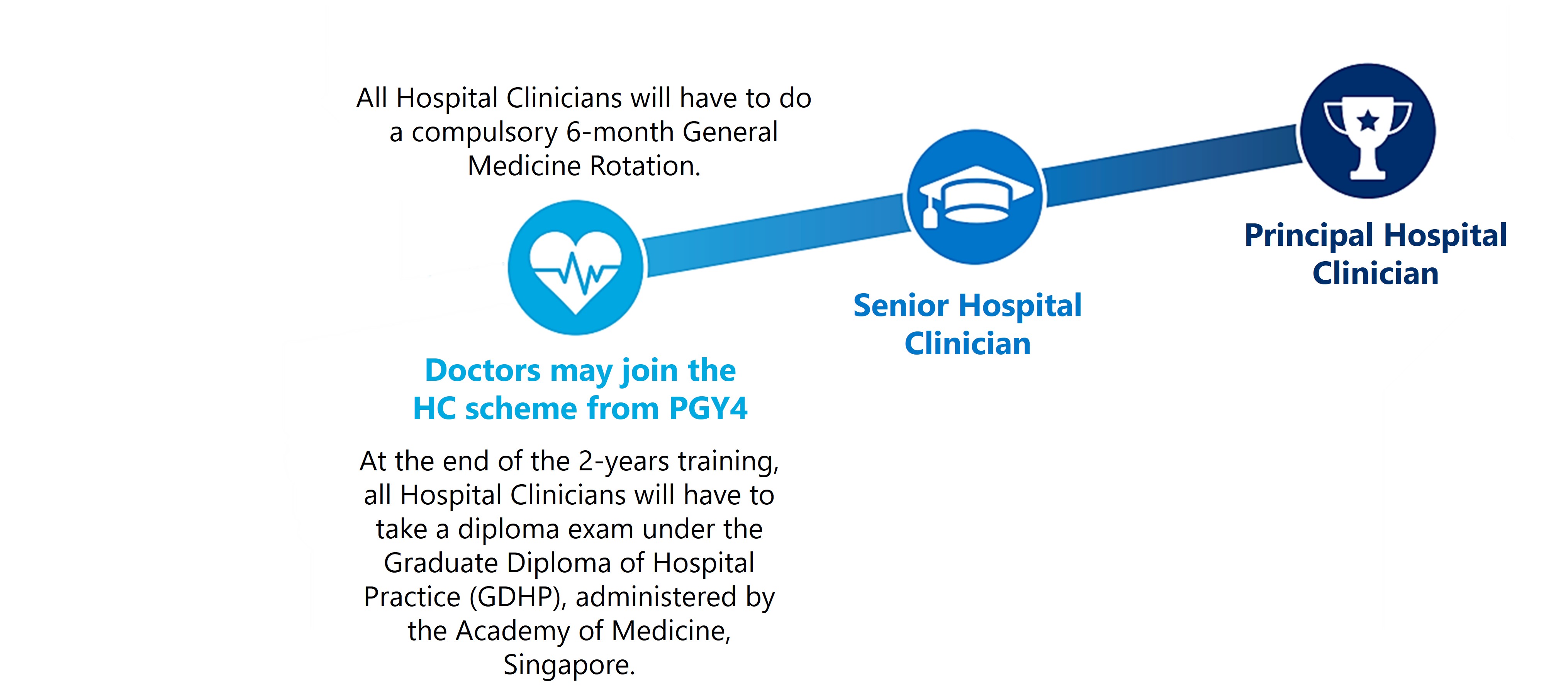Career Track for Hospital Clinicians on the Scheme