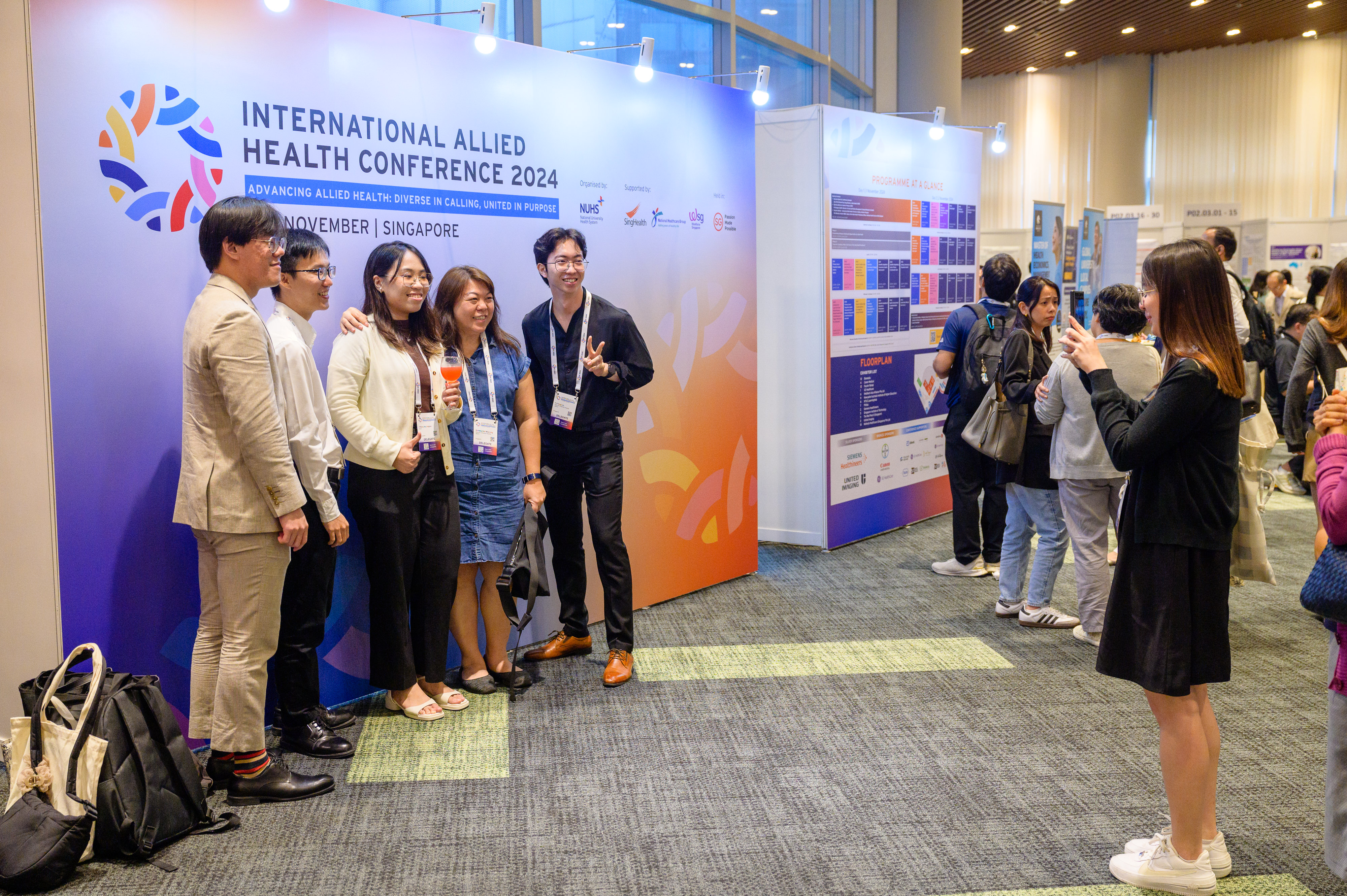 Delegates at International Allied Health Conference 2024