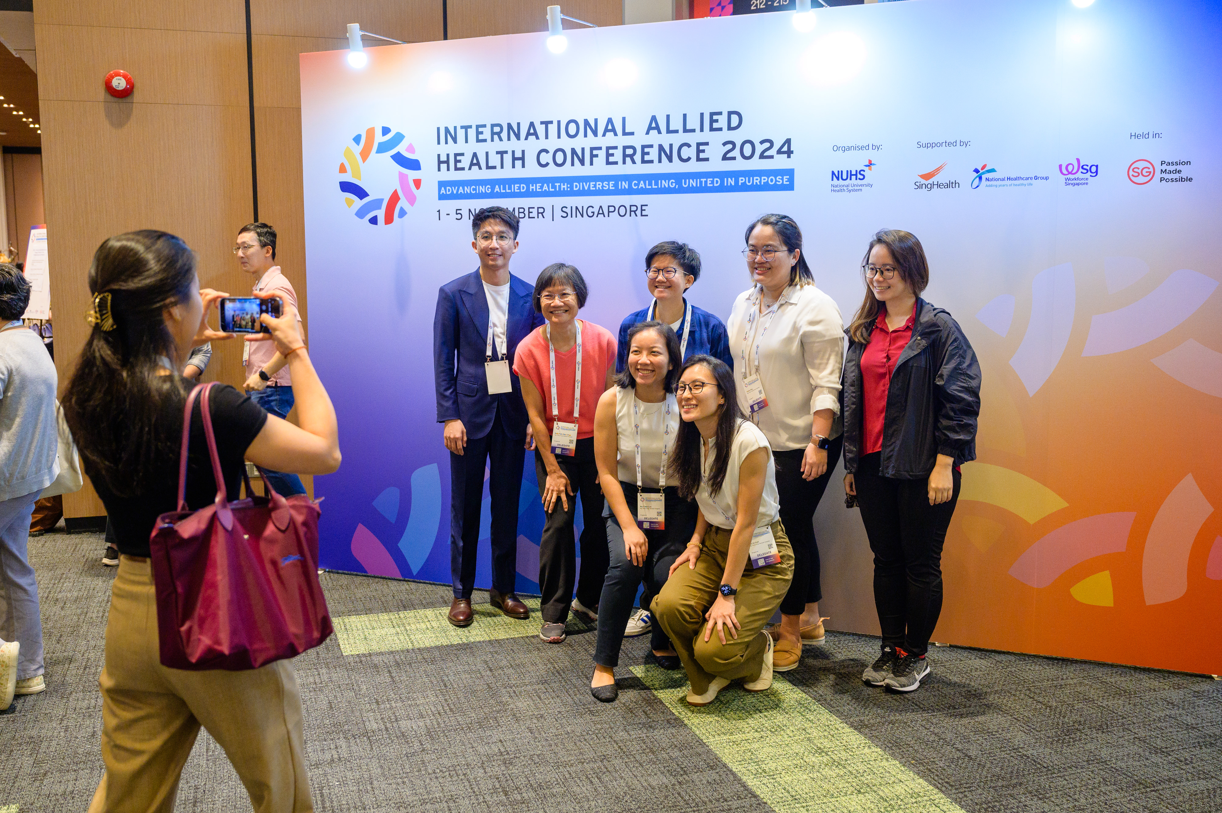 Delegates at International Allied Health Conference 2024