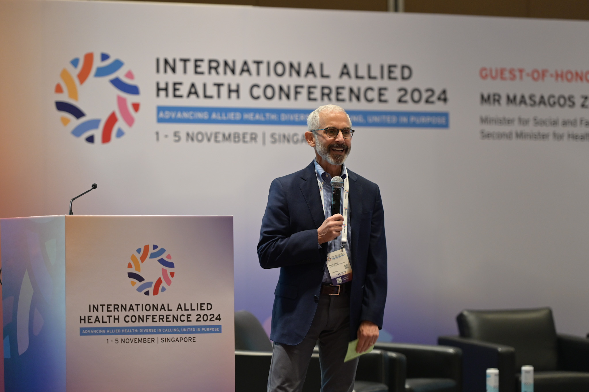 Speaker at International Allied Health Conference 2024