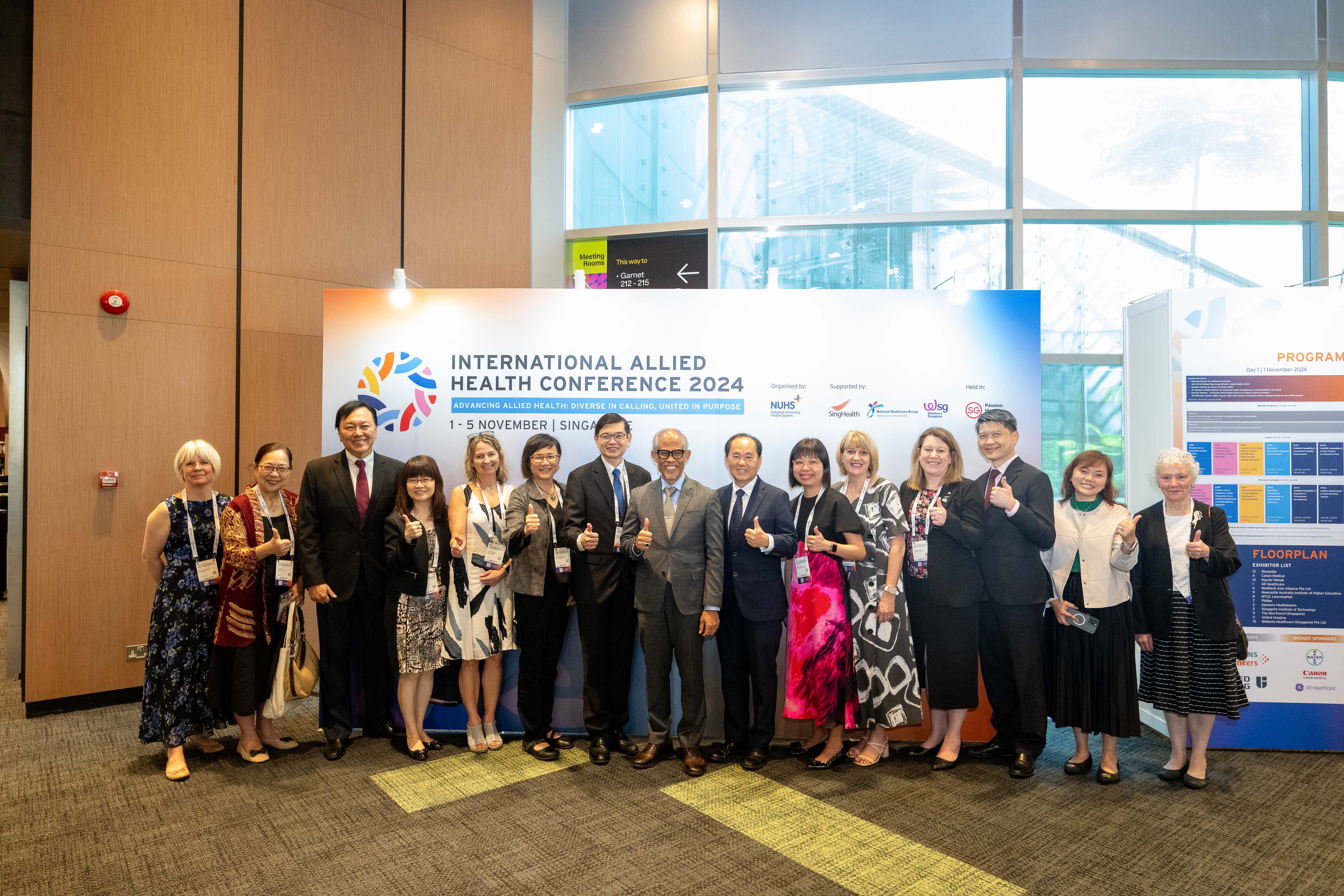 Group photograph at the International Allied Health Conference 2024