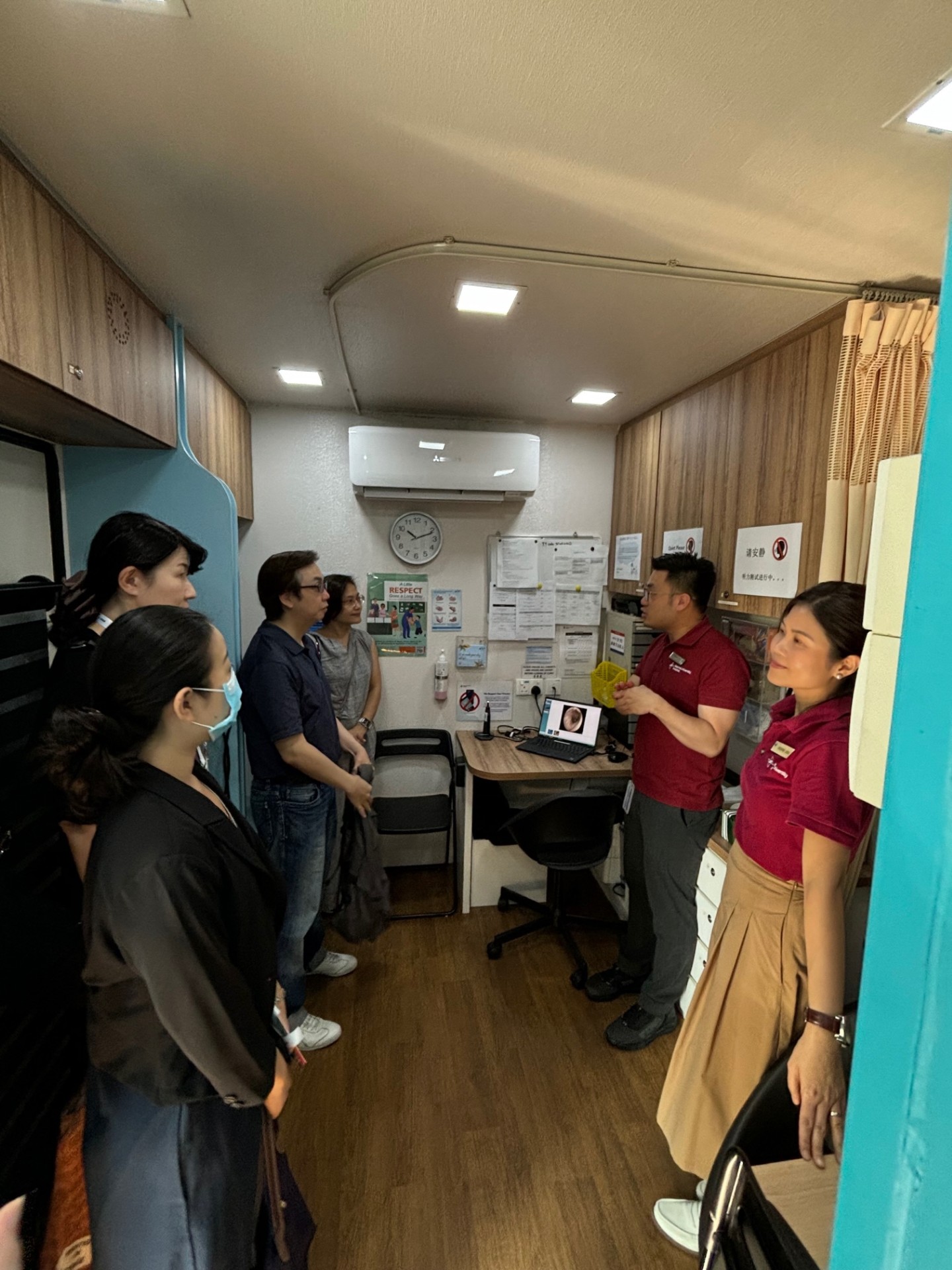 Clinical Visit to Alexandra Hospital Mobile Audiology Centre