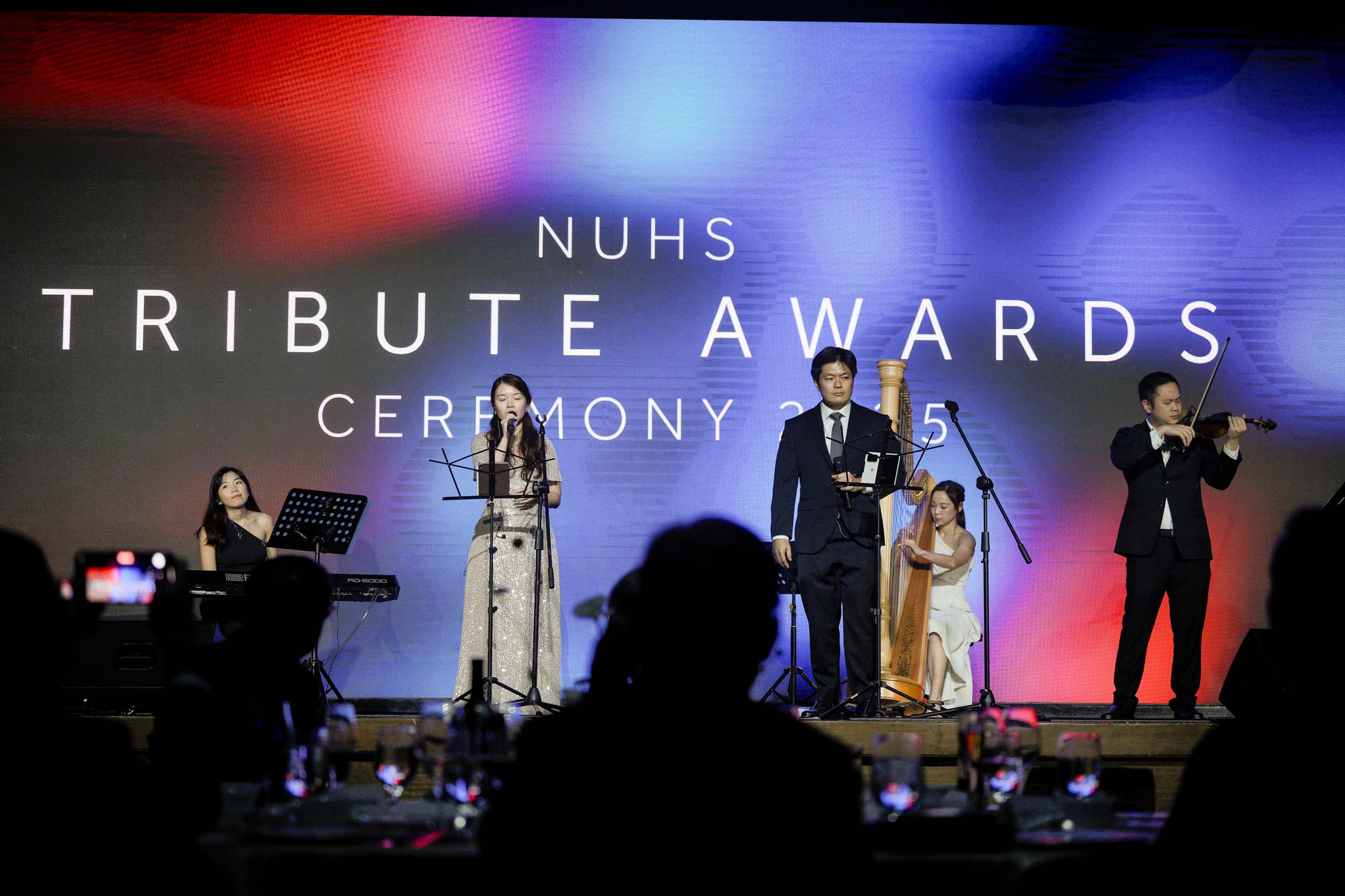 NUHS Band performing at NUHS Tribute Awards Ceremony 2025